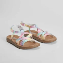 Hot Sandalia de tiras multicolor OH GIRL Sandalias