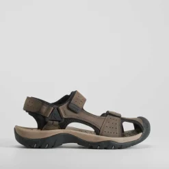 Outlet Sandalia deportiva californiana marrón Hombre Sandalias