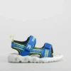 Online Sandalia deportiva de luces azul Sandalias