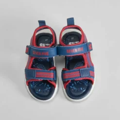 Sandalia deportiva de luces azul y rojo Sandalias