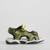 Sale Sandalia deportiva infantil verde COMFEET Sandalias