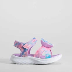 Discount Sandalia deportiva mariposa rosa y lila Sandalias