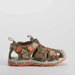 Sale Sandalia deportiva marrón y kaki Sandalias