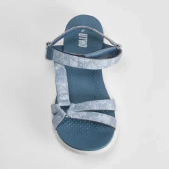 Sandalia deportiva walking brillos azul Mujer Sandalias Deportivas