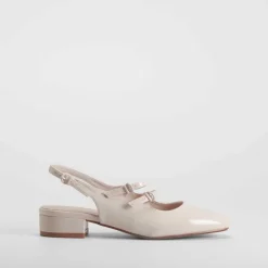 Hot Sandalia destalonada beige PICCOLA PIU Mujer Sandalias Planas