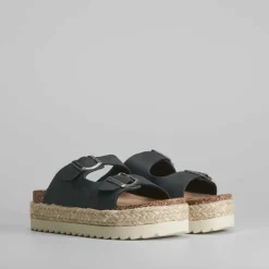 Discount Sandalia esparto bio hebillas Mujer Sandalias Bio Y Menorquinas