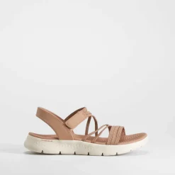 Best Sandalia Go Walk Flex marrón Mujer Sandalias Deportivas|Sandalias Confort