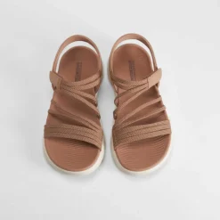 Best Sandalia Go Walk Flex marrón Mujer Sandalias Deportivas|Sandalias Confort