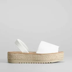 Best Sandalia menorquina con plataforma Mujer Sandalias Plataforma|Sandalias Planas