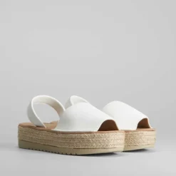 Best Sandalia menorquina con plataforma Mujer Sandalias Plataforma|Sandalias Planas
