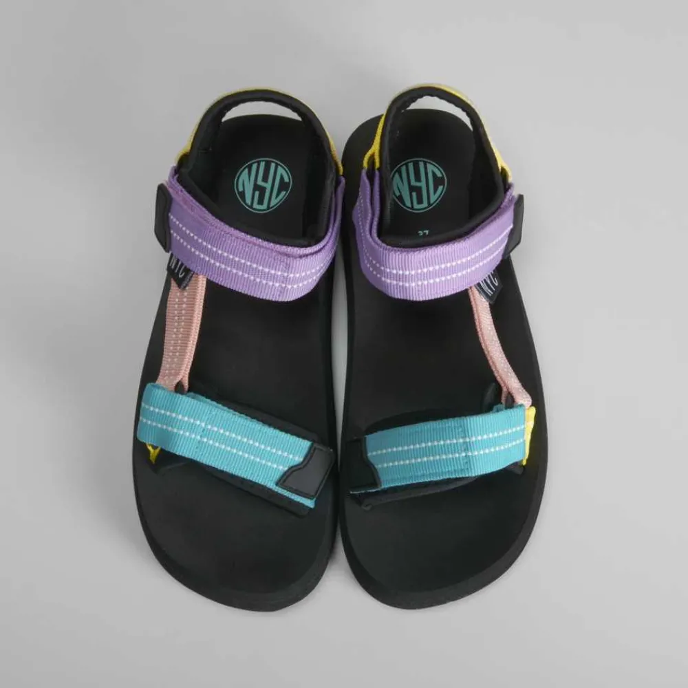 Clearance Sandalia multicolor sport de Mujer Sandalias Planas