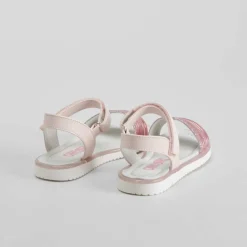 Sandalia multitiras metálico rosa OH GIRL Sandalias