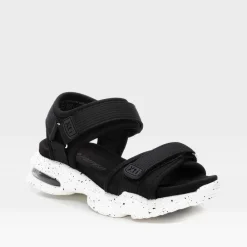 New Sandalia negra cámara de aire Sandalias