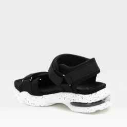 New Sandalia negra cámara de aire Sandalias