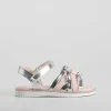 Online Sandalia nudos infantil de plata OH GIRL Sandalias
