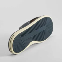 Sale Sandalia pala cruzada acolchada azul Hombre Sandalias