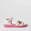 Best Sandalia pala fantasía color blanco OH GIRL Sandalias
