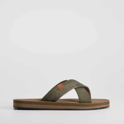 Hot Sandalia pala kaki Hombre Sandalias