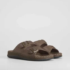 Best Sandalia piel hebillas WALK & FLY Hombre Sandalias