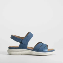 Sale Sandalia plana acolchada negra Mujer Sandalias Confort|Sandalias Planas