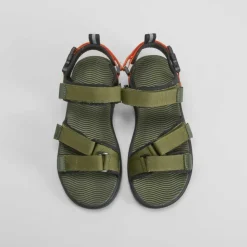 New Sandalia plana juvenil verde Sandalias