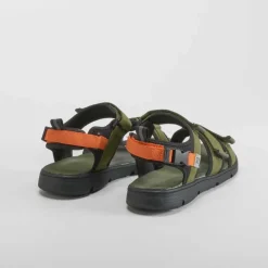 New Sandalia plana juvenil verde Sandalias