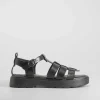 Clearance Sandalia plataforma negra OH GIRL Sandalias