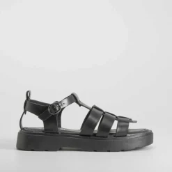 Clearance Sandalia plataforma negra OH GIRL Sandalias