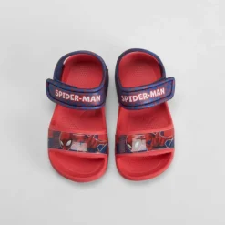 Discount Sandalia playa velcro rojo azul Chanclas