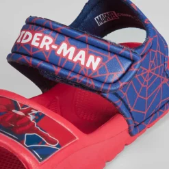 Discount Sandalia playa velcro rojo azul Chanclas