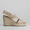 Best Sandalia rafia yute cuña PICCOLA PIU Mujer Espartos