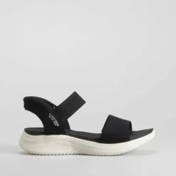 Hot Sandalia slip in Go Walk Flex negra Mujer Sandalias Deportivas|Sandalias Confort