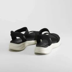 Hot Sandalia slip in Go Walk Flex negra Mujer Sandalias Deportivas|Sandalias Confort