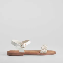 Sale Sandalia strass blanca OH GIRL Sandalias