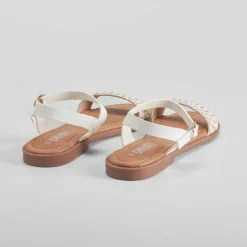 Sale Sandalia strass blanca OH GIRL Sandalias