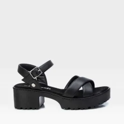 Best Sandalia tacón medio track Mujer Sandalias Tacón