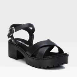 Best Sandalia tacón medio track Mujer Sandalias Tacón