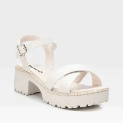 Discount Sandalia tacón medio track Mujer Sandalias Tacón