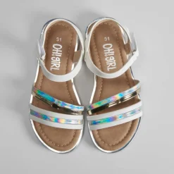 Sale Sandalia tiras iridiscentes OH GIRL Sandalias