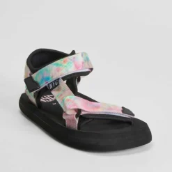 Sandalia velcro tie dye multicolor Mujer Sandalias Planas
