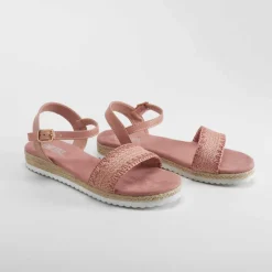 Clearance Sandalia yute rosa OH GIRL Sandalias
