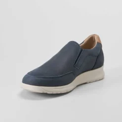 Online Slip on nobuck azul Hombre Zapatos Confort|Zapatos Casual
