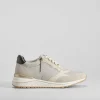 Best Sneaker con cremallera arena Mujer Sneakers