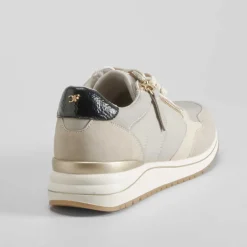 Best Sneaker con cremallera arena Mujer Sneakers