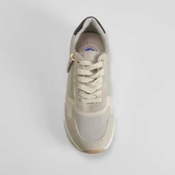 Best Sneaker con cremallera arena Mujer Sneakers