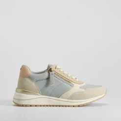 Best Sneaker cremallera Shock Absorber azul Mujer Sneakers