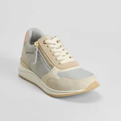 Best Sneaker cremallera Shock Absorber azul Mujer Sneakers