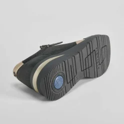 New Sneaker cuña con cordón negro Mujer Sneakers