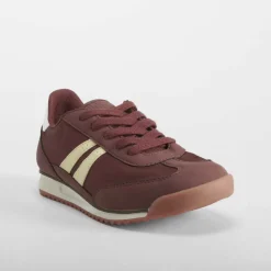 Discount Sneaker retro beige y marrón Mujer Sneakers|Básicos X Menos