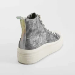 Best Zapatill alta lona negra denim OH GIRL Zapatillas Lona